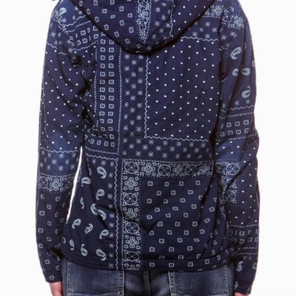 Chip Foster Reversible Hoodie Jacket Sweatshirt - Picture 6 of 8